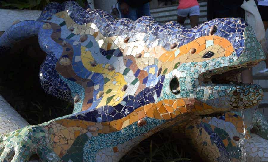 Barcelona Park Güell Mosaic