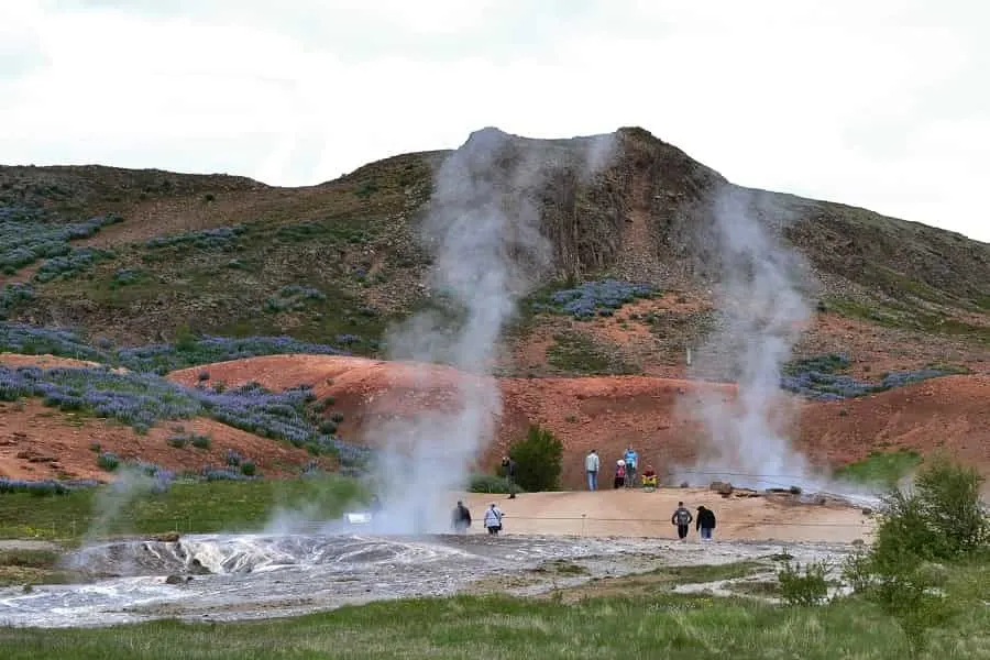 Haukadalur Iceland Geothermal Area