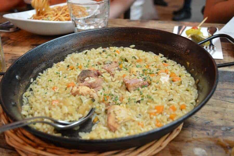 Chicken Paella in Barcelona