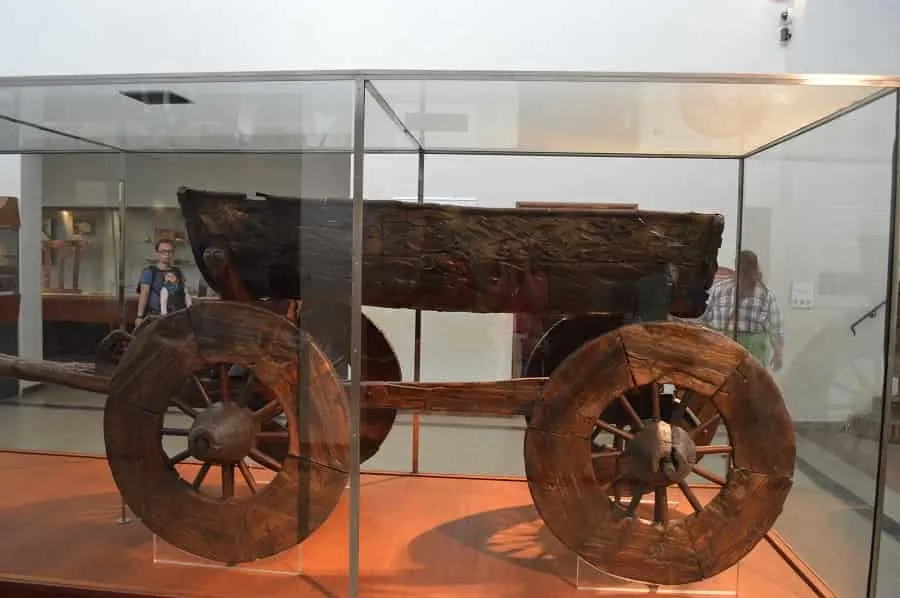 Cart in Viking Museum in Norway