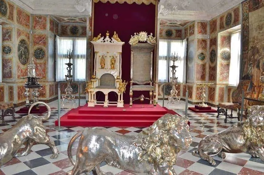 Thrones in Rosenborg Castle
