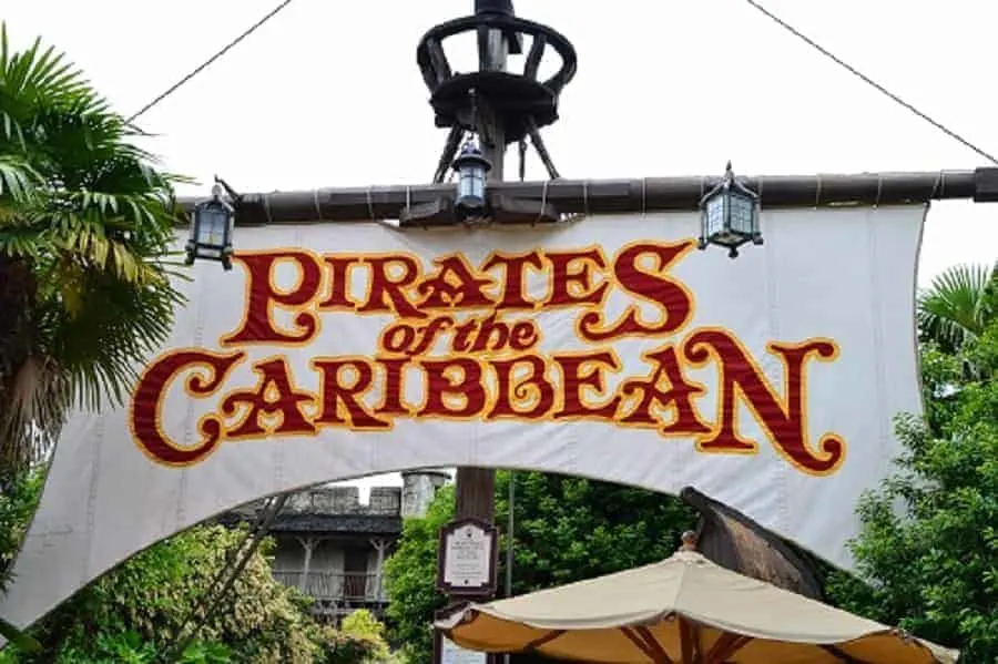 Pirates of the Caribbean Ride in Disneyland Paris