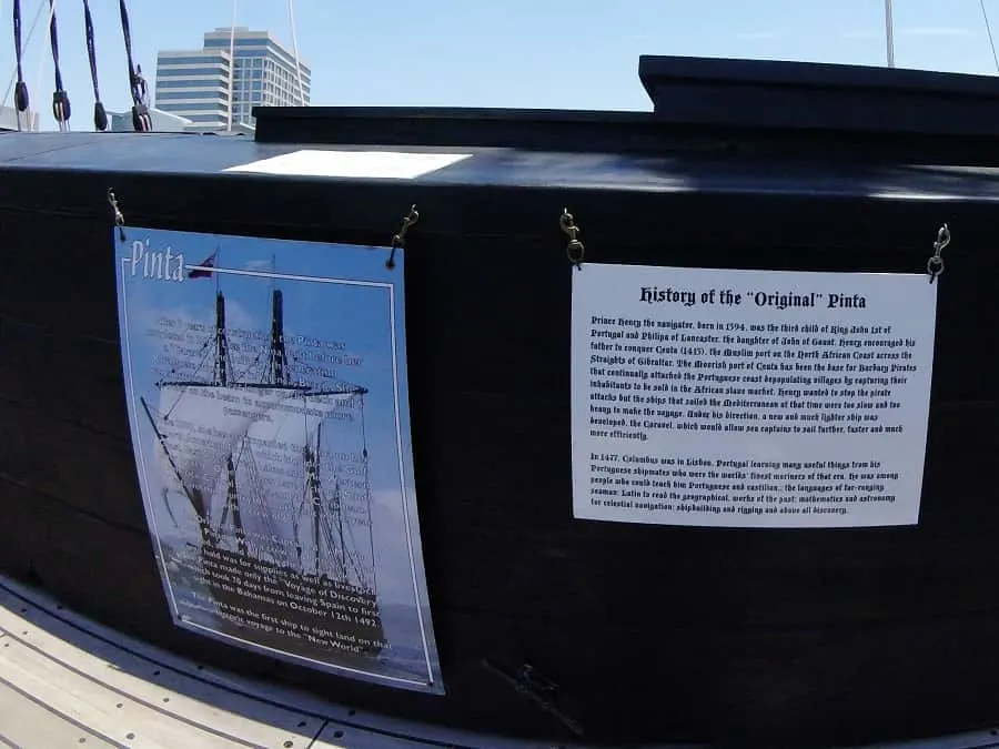 History of the original Pinta ship