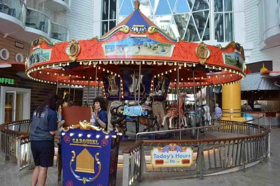Boardwalk Carousel on Harmony of the Seas