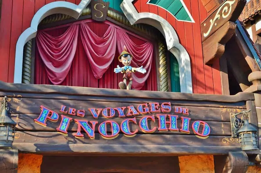 Disneyland Paris Pinocchio Ride