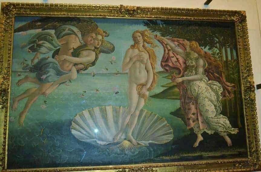 Venus Painting in Uffizi