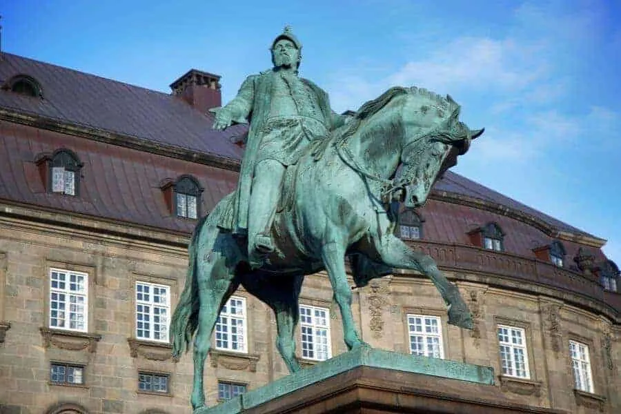 King Christian IX's equestrian statue