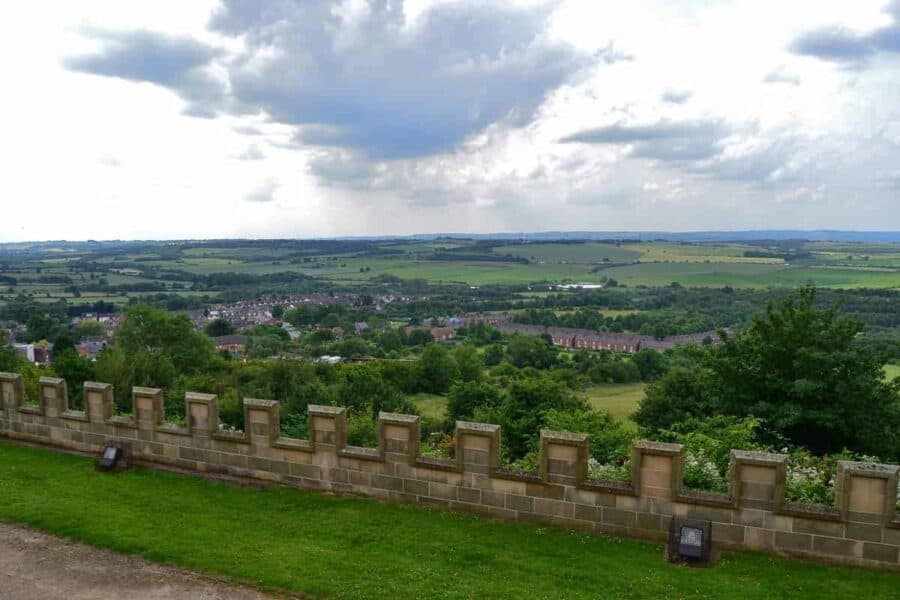 English Countryside view from Bolsover