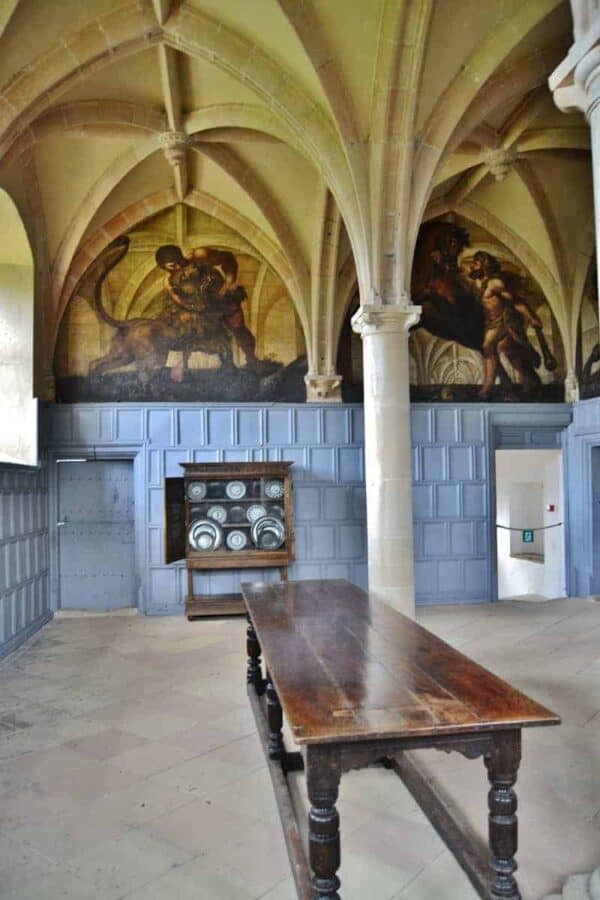 Inside Bosolver Castle