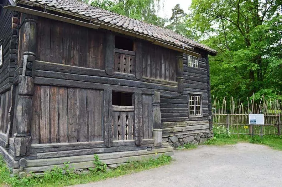 Nordre YI Farmhouse at Folk Museum in Oslo