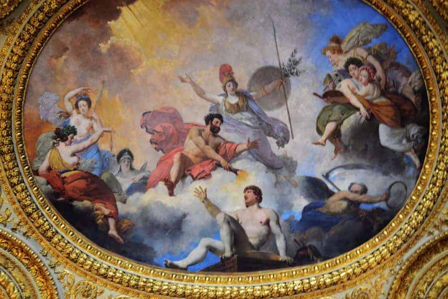 Murals in the Louvre
