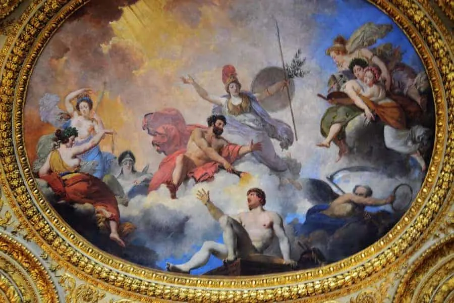 Murals in the Louvre