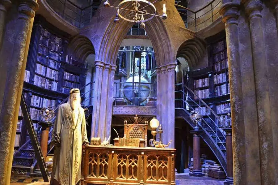 Dumbledore’s office in the Harry Potter Movies