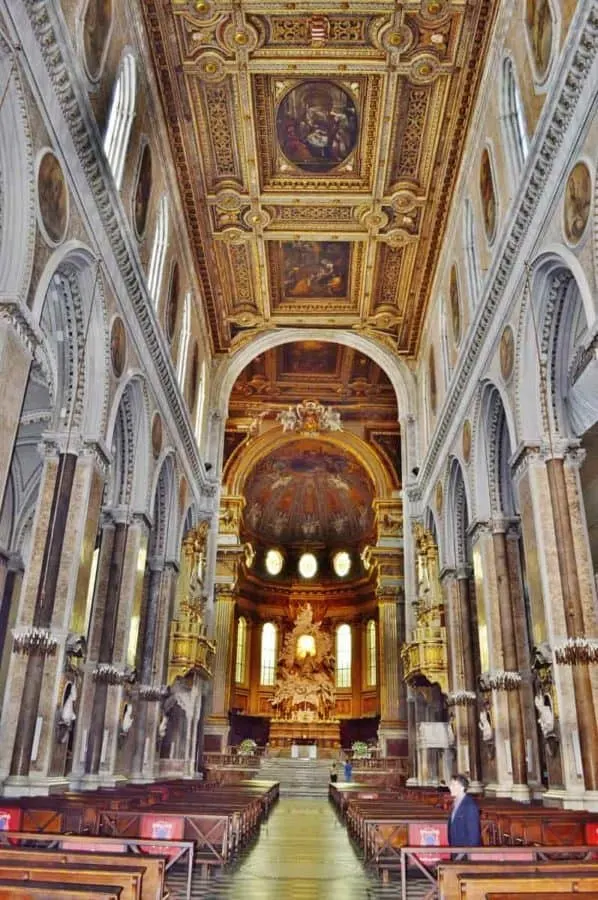Interior of Naples Cathedral