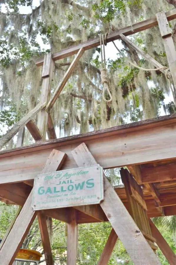 Gallows at the Old Jail in St. Augustine