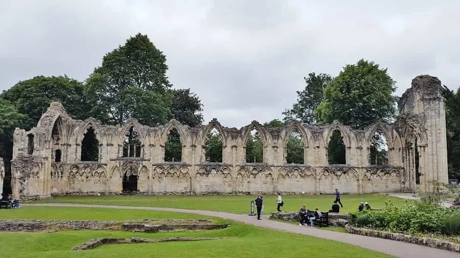 St. Mary Abbey Ruins in York