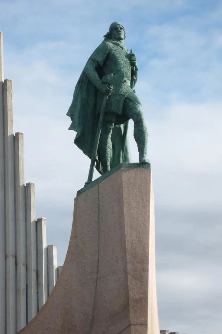 Leif Eriksson Statue in Iceland