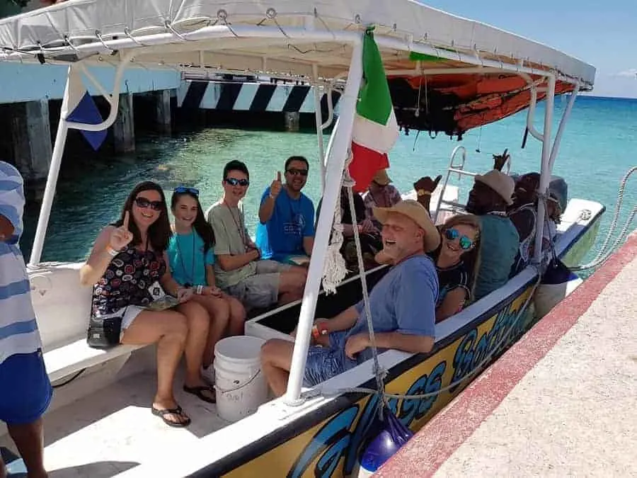 Amazing Race Cozumel Glass Bottom Boat