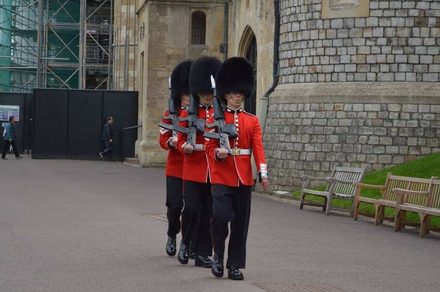 Changing of the Guard at Windsor Castle