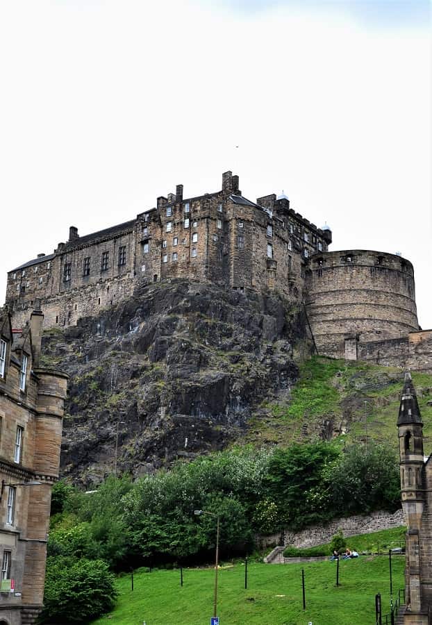 Edinburgh Castle in Scotland