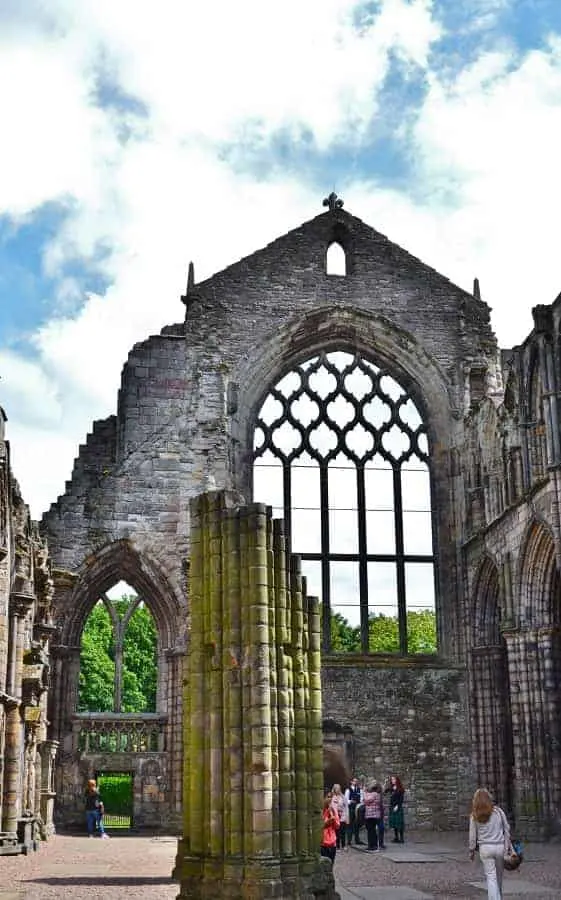 Holyrood Abbey in Scotland