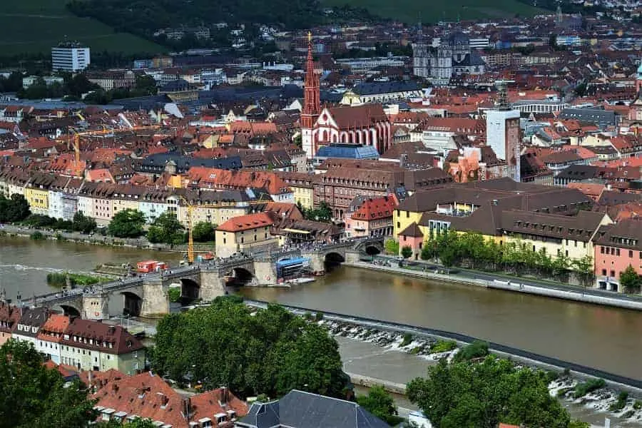 Marienberg Fortress Wurzburg view