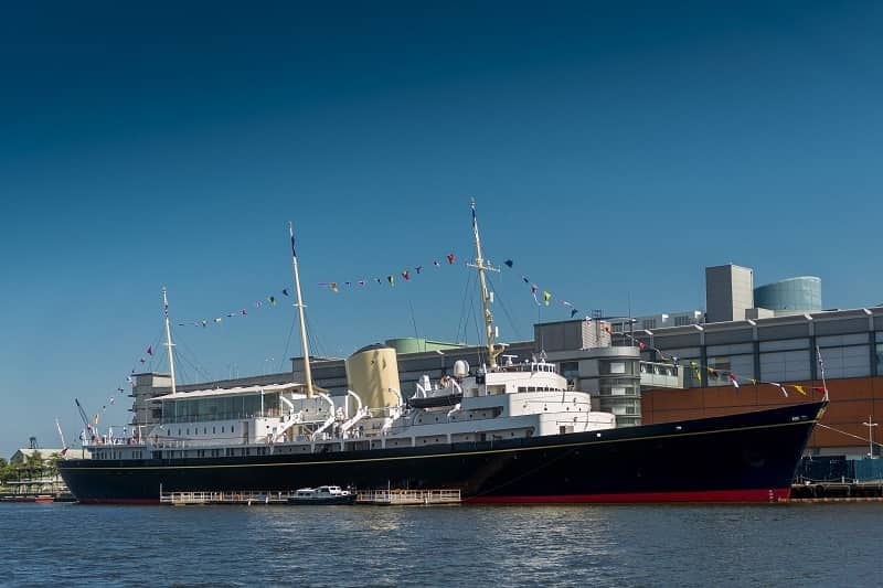 The Royal Yacht Britannia in Edinburgh Scotland