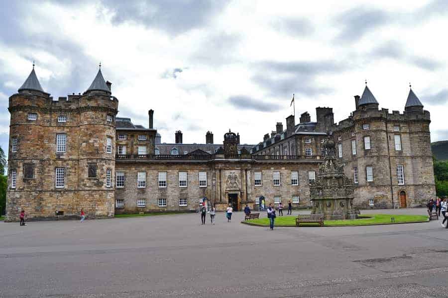 Holyroodhouse Palace in Scotland