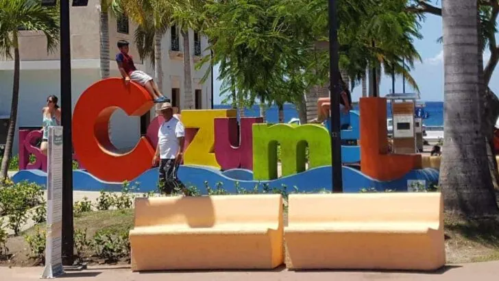 Cozumel Mexico Sign