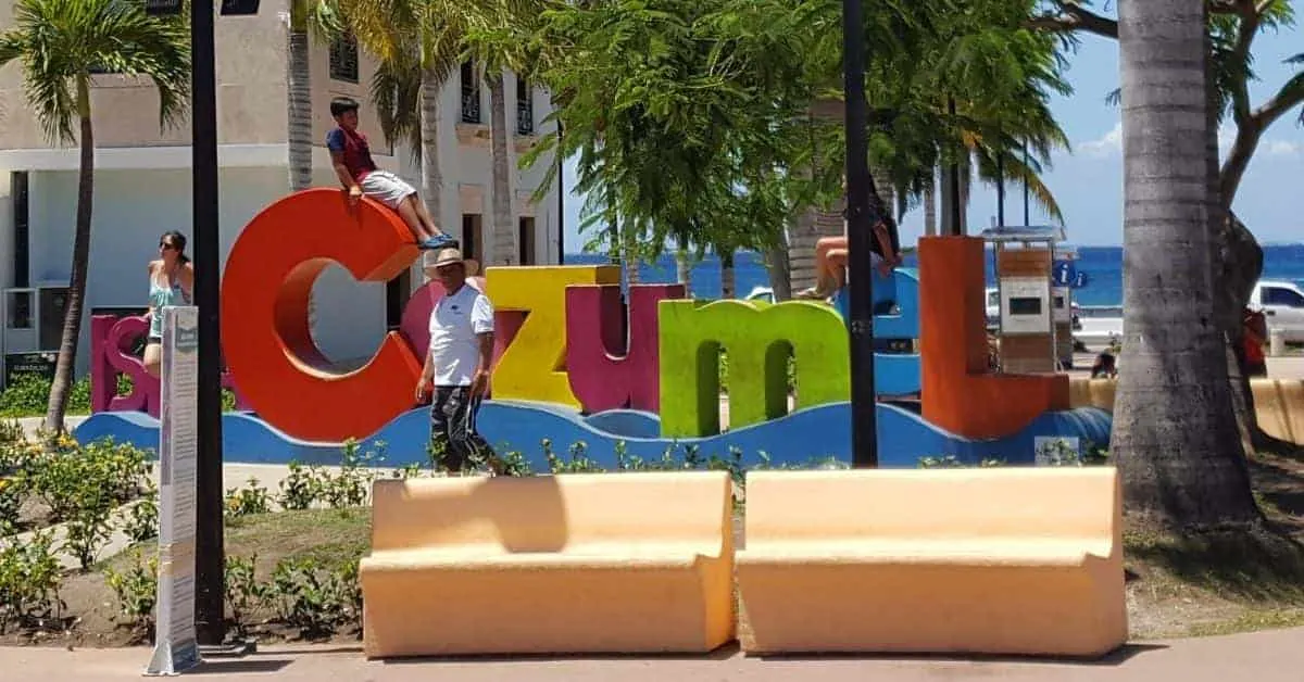 Cozumel Mexico Sign