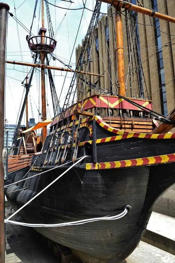 Golden Hinde Ship Replica in London England