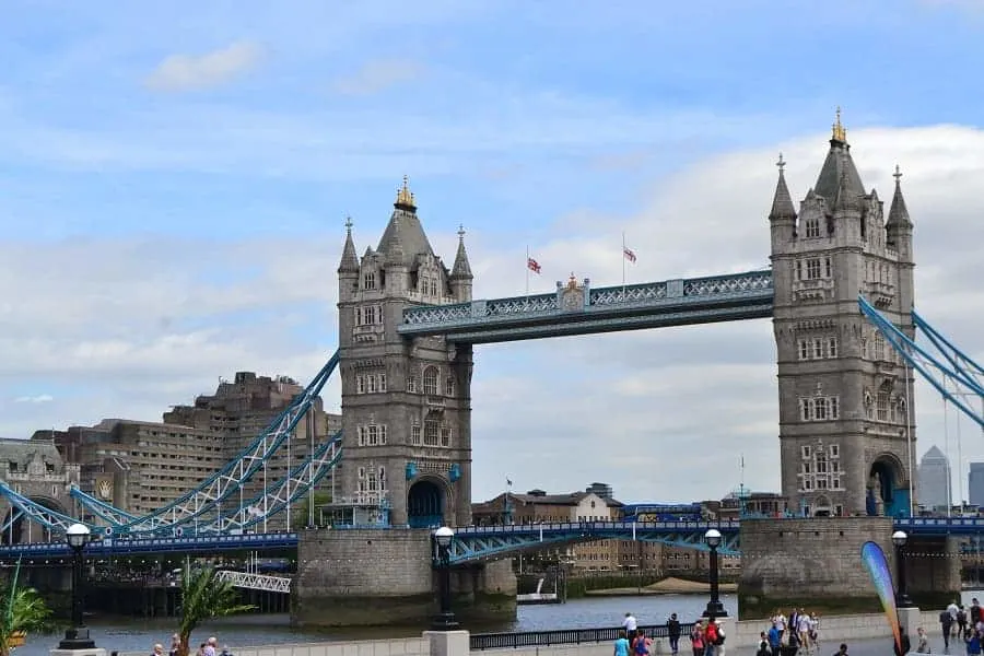 Tower Bridge in London England