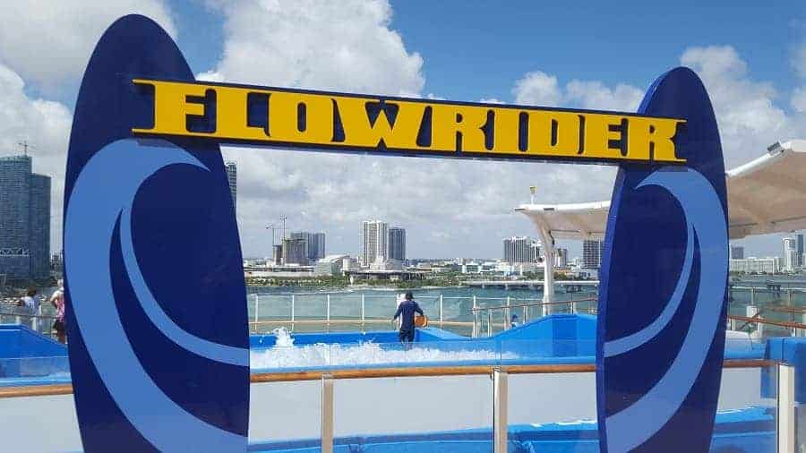 Flowrider on Mariner of the Seas ship