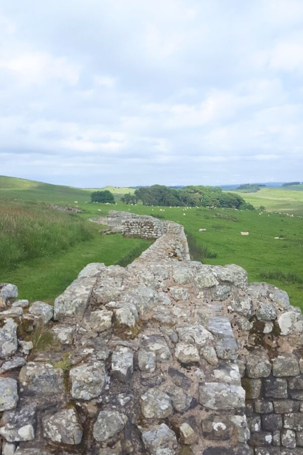Hadrians Wall in Housesteads