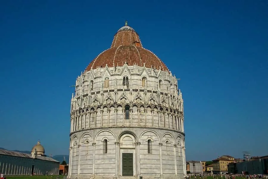 Baptistry in Florence Italy