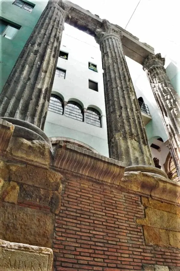 Temple of Augustus in Barcelona
