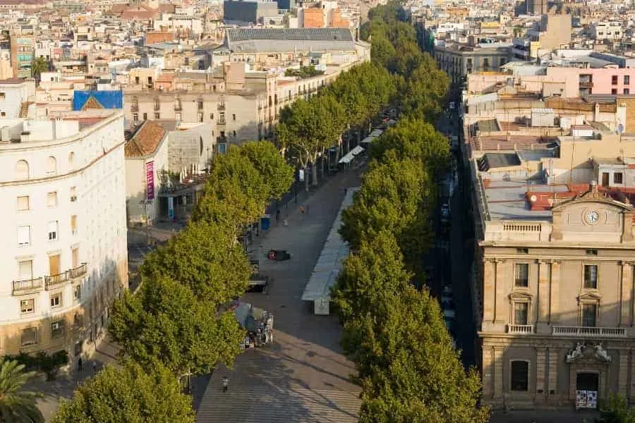 Las Ramblas in Barcelona