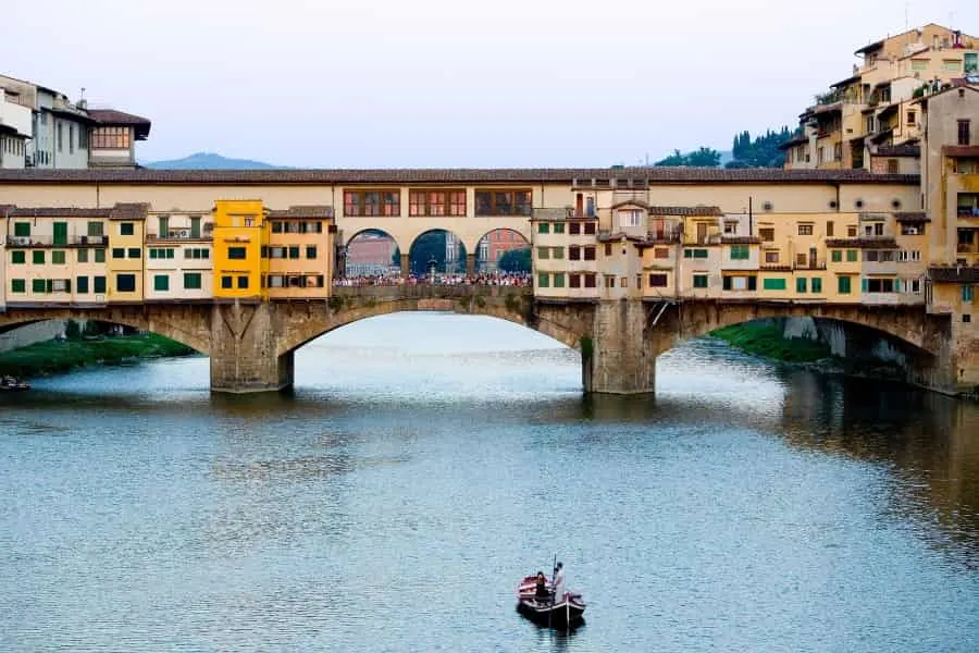 Ponte Vecchio Bridge in Florence Italy