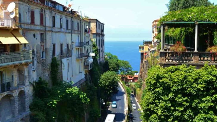 Sorrento view of Bay of Naples