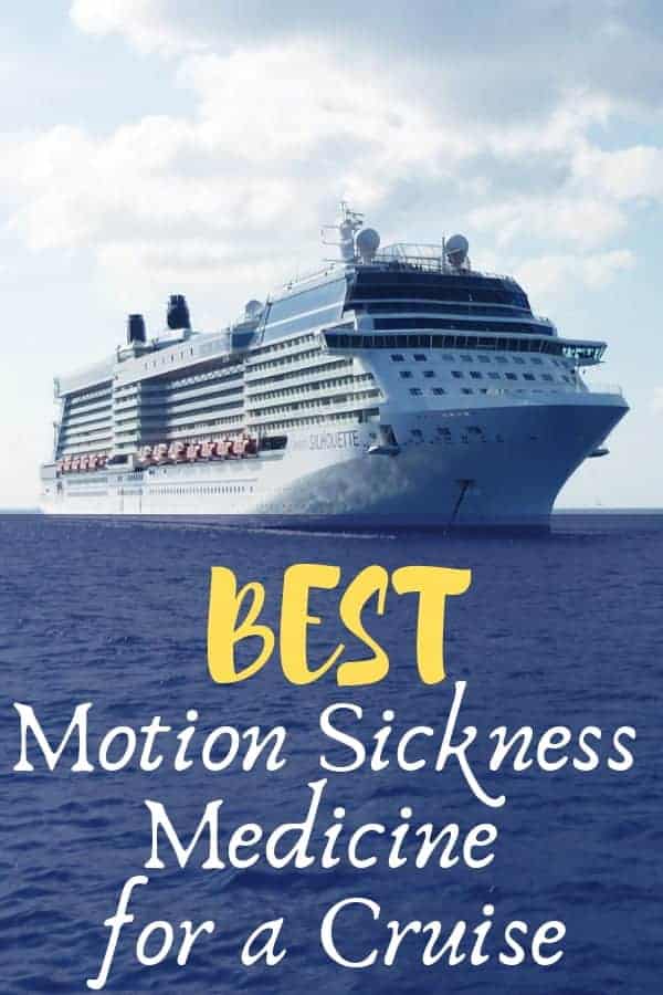 motion sickness medication cruise