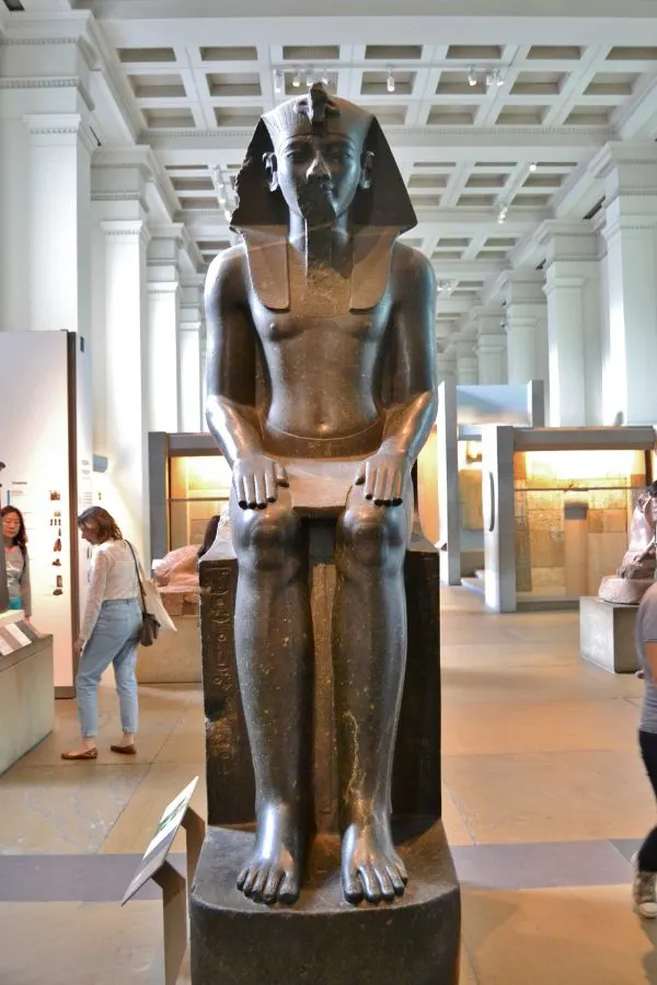 British Museum Egyptian Statue