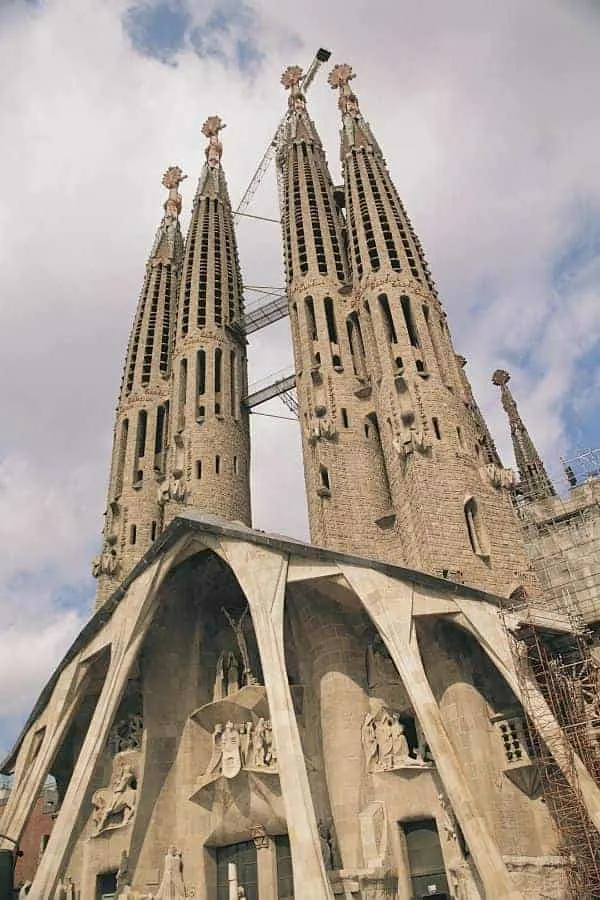 Facade of Sagrada Familia