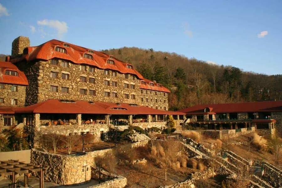 Grove park Inn Terrace in Asheville