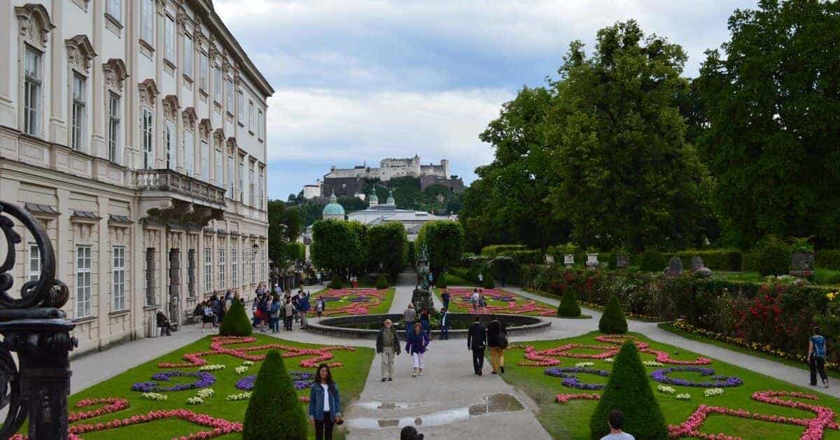 Salzburg Mirabell Garden View