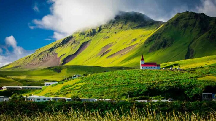Beautiful hills in Iceland