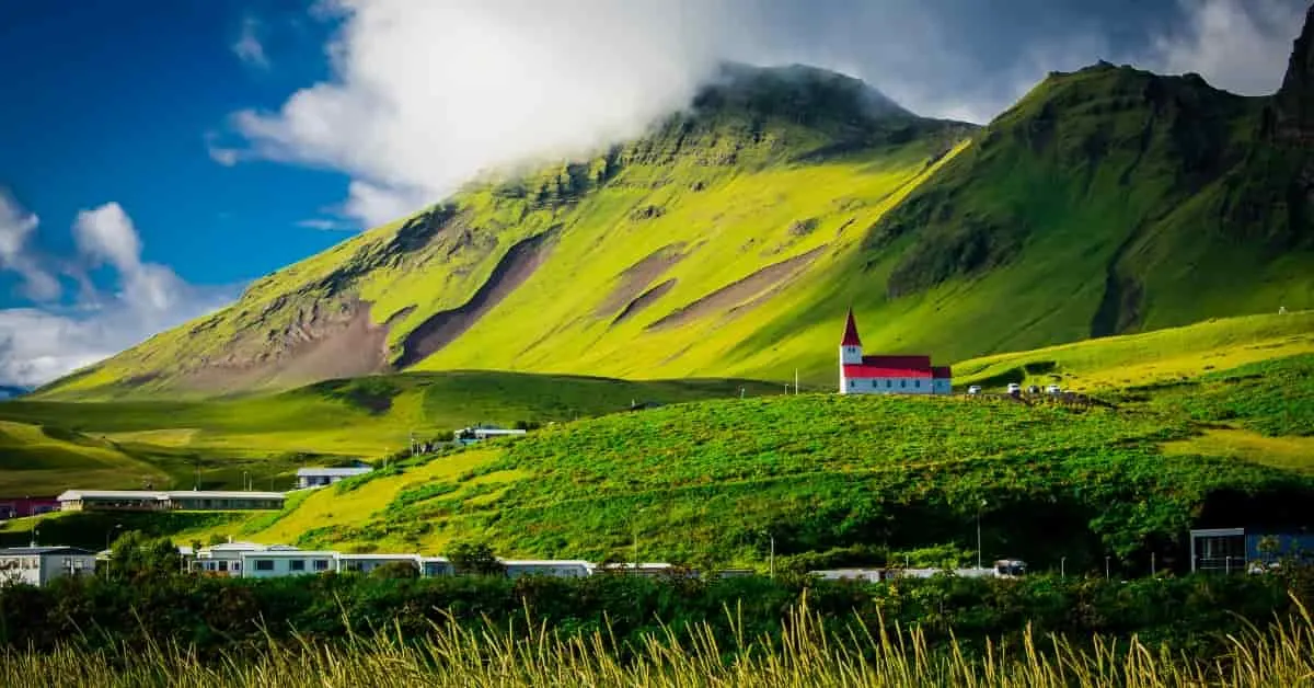 Beautiful hills in Iceland