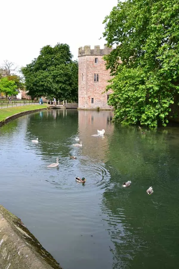 Bishop's Palace Moat in Wells