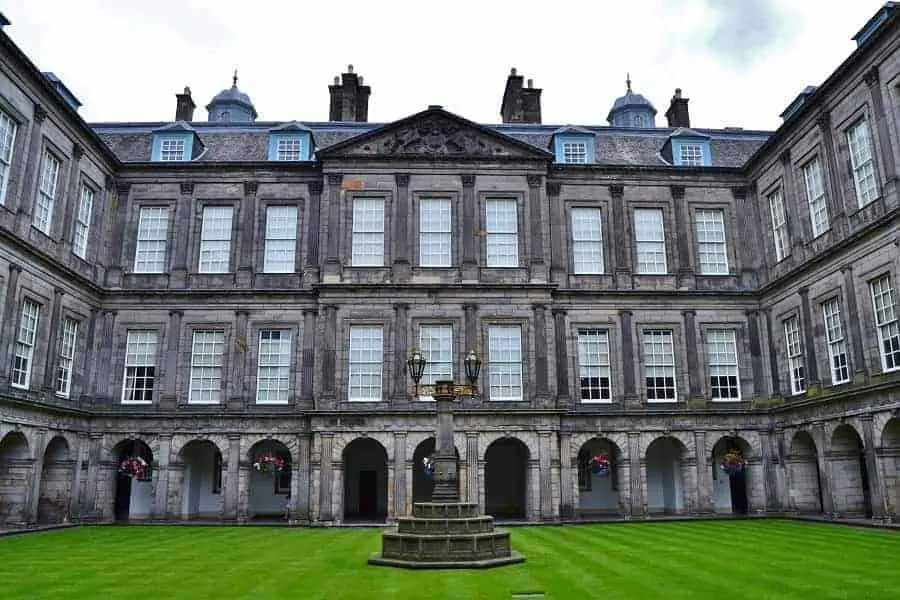Palace of Holyroodhouse in Scotland