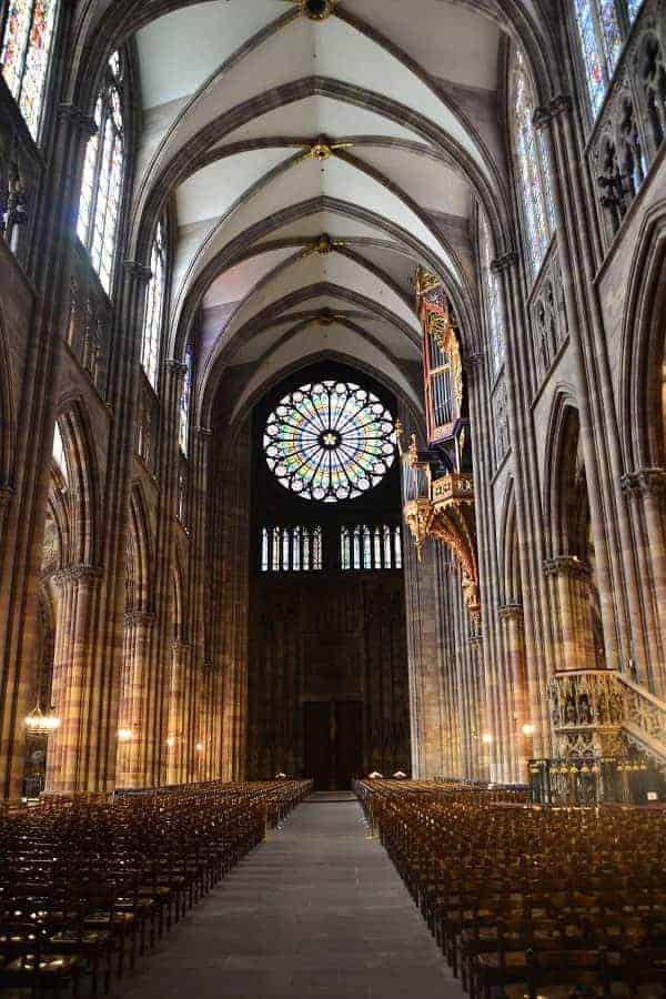 Inside Strasbourg Cathedral