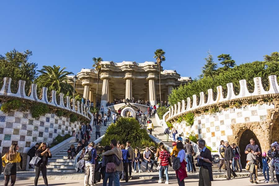 Parc Guell Entrance in Barcelona